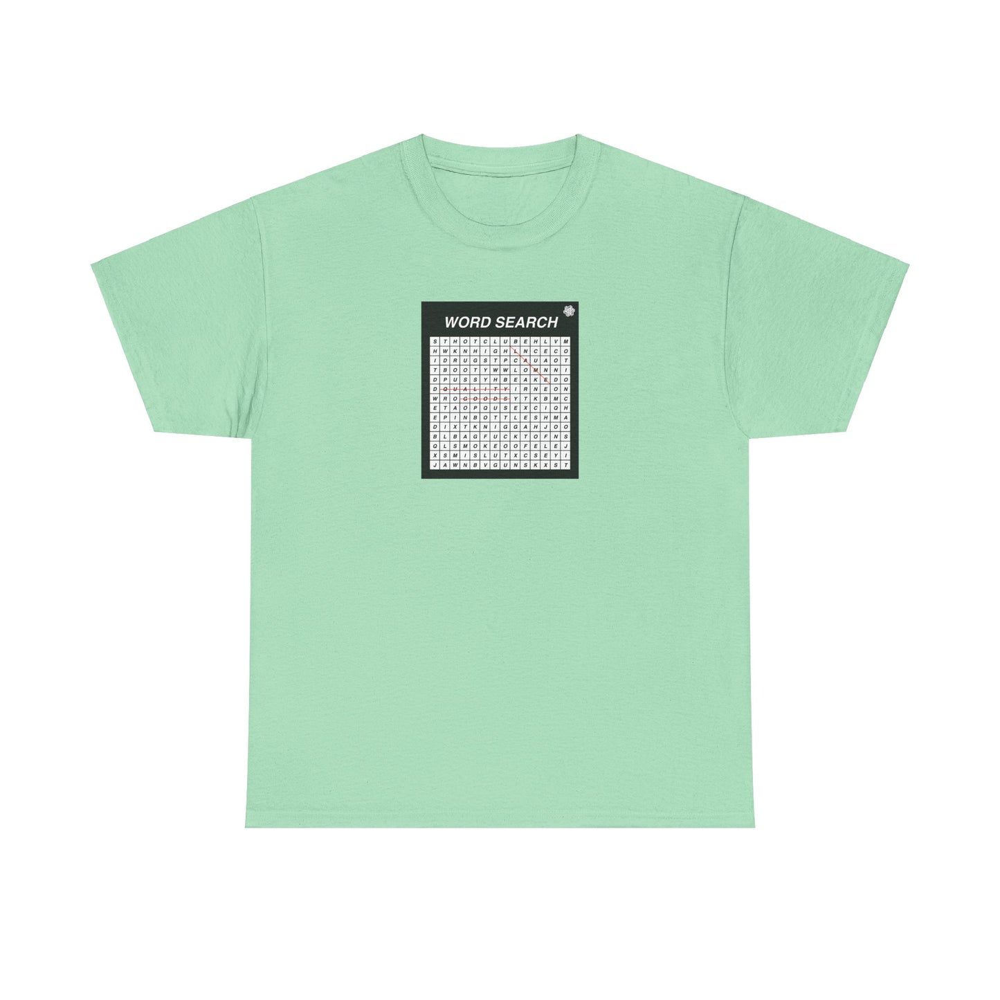 LAME WORD SEARCH TEE