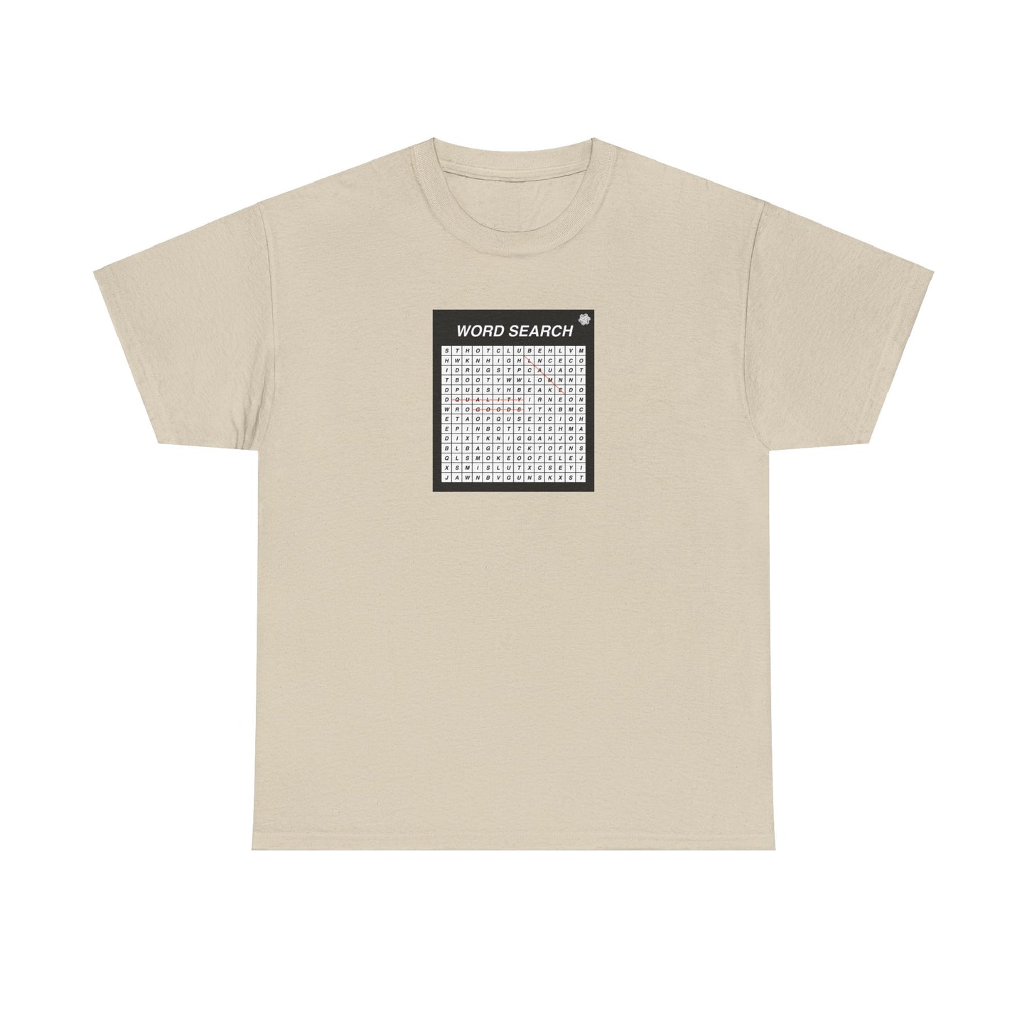 LAME WORD SEARCH TEE