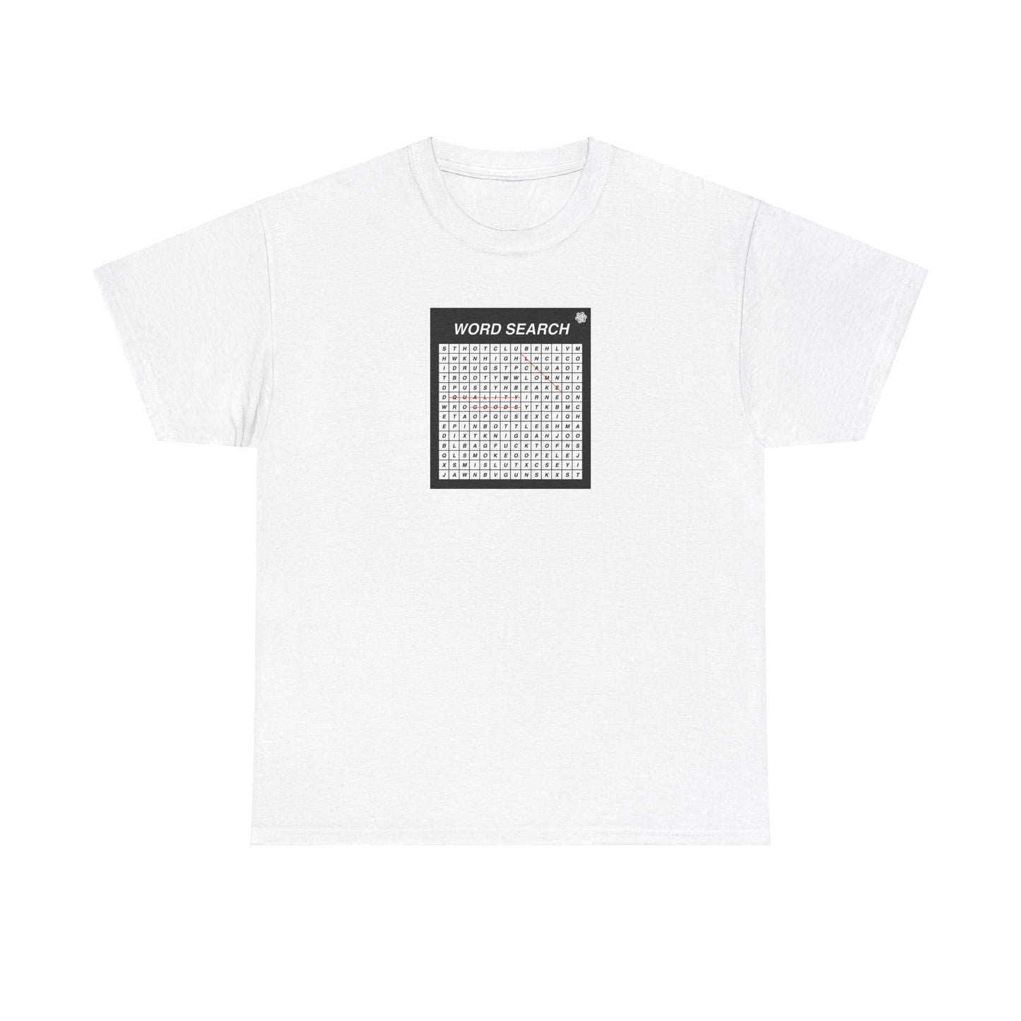 LAME WORD SEARCH TEE